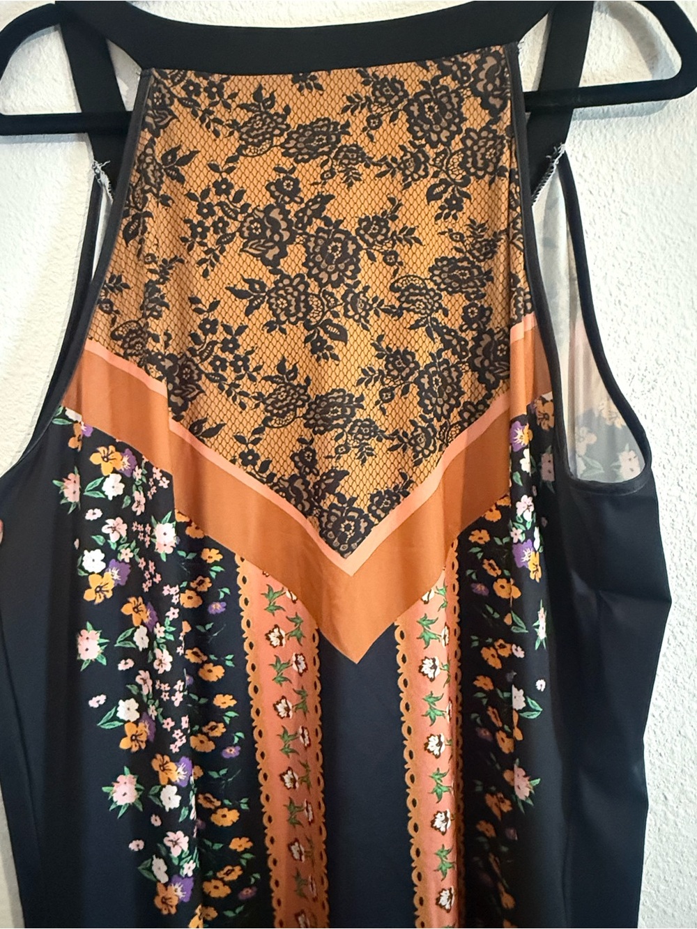 Lily by Firmiana Boho Floral Chevron Tank Top Plus 1XL NWT - Picture 5 of 7